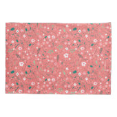 Niedliche Blume im Herbst Illustration Blumenmuste Kissenbezug (Rückseite-Links)