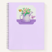 Niedliche Blume Journal 💜 🌸 🌷 Notizblock (Vorderseite)