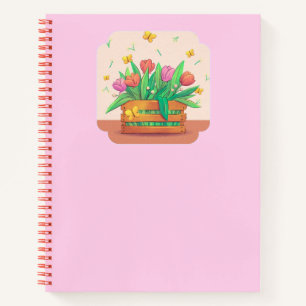 Niedliche Blume Journal 🌸 💛 🌷 Notizblock