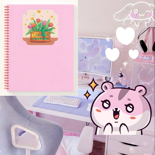 Niedliche Blume Journal 🌸 💛 🌷 Notizblock
