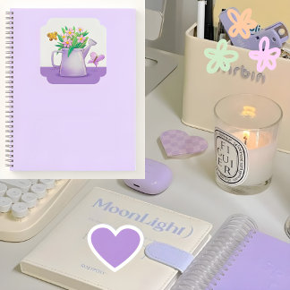 Niedliche Blume Journal 💜 🌸 🌷 Notizblock