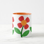 Niedliche Blume Kaffee Tasse (Zentrum)