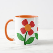 Niedliche Blume Kaffee Tasse (Links)