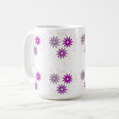 Niedliche Blume Kaffeetasse (Vorderseite Links)