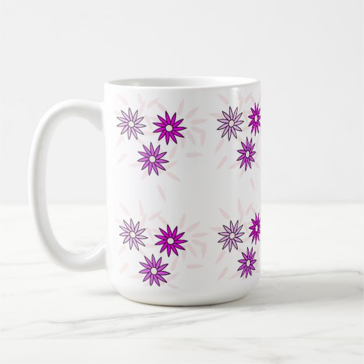 Niedliche Blume Kaffeetasse (Links)