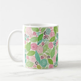 Niedliche Blume Kaffeetasse