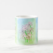 Niedliche Blume Kaffeetasse (Mittel)