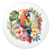 Niedliche Blume Keramikknauf (Vorderseite)