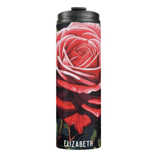 Niedliche Blume Kinder Tee Tumbler Thermosbecher (Vorderseite)