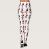 Niedliche Blume Kinder Wilde Rose Blumenstrauß Car Leggings (Rückseite)