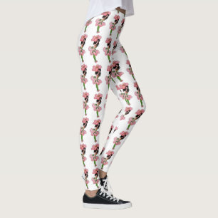 Niedliche Blume Kinder Wilde Rose Blumenstrauß Car Leggings