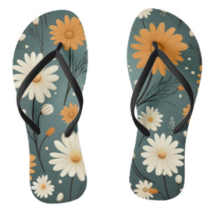 Niedliche Blume kippen Flops Badesandalen