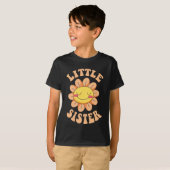Niedliche Blume Kleine Schwester T-Shirt (Vorne ganz)