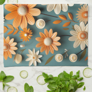 Niedliche Blume Küchentuch