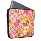 Niedliche Blume Laptopschutzhülle (Vorne Rechts)