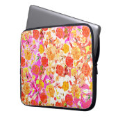 Niedliche Blume Laptopschutzhülle (Vorderseite Links)
