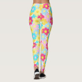 Niedliche Blume Leggings (Rückseite)