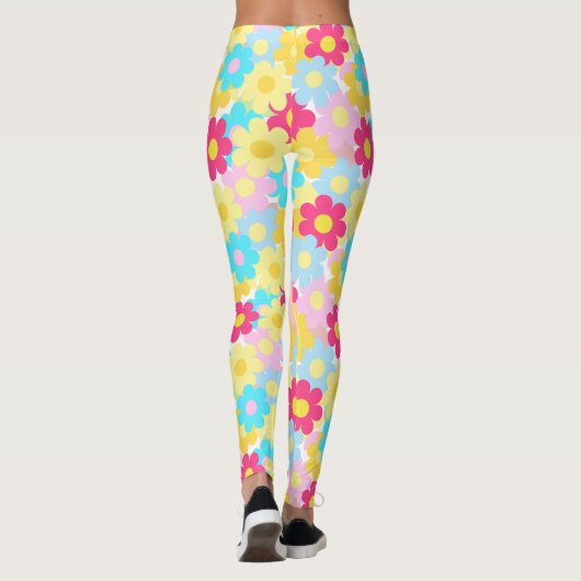 Niedliche Blume Leggings (Rückseite)