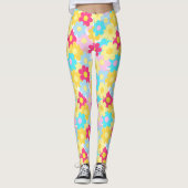 Niedliche Blume Leggings (Vorderseite)
