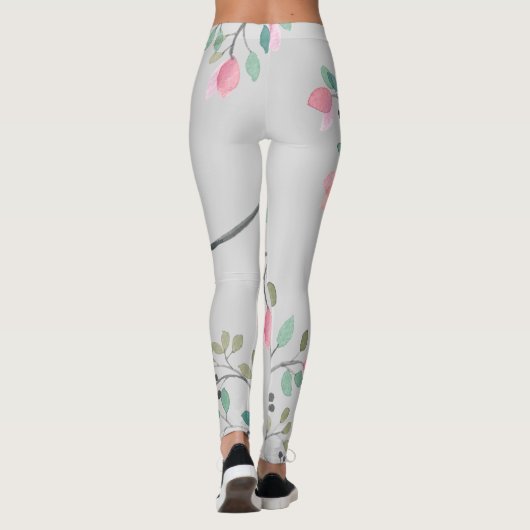 Niedliche Blume Leggings (Rückseite)