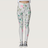 Niedliche Blume Leggings (Vorderseite)