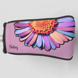 Niedliche Blume Lila Pink Blue Boho Daisy Bisexual Golf Headcover