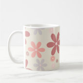 niedliche Blume Mädchen Glitzer Kaffeetasse (Links)