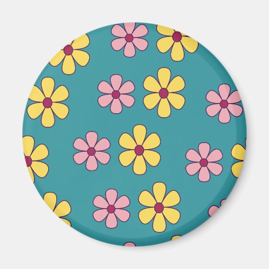 Niedliche Blume Magnet (Vorne)