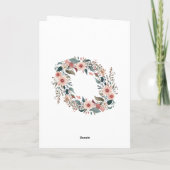 Niedliche Blume Mama Tochter Zitat Muttertag Foto Karte (Rückseite)