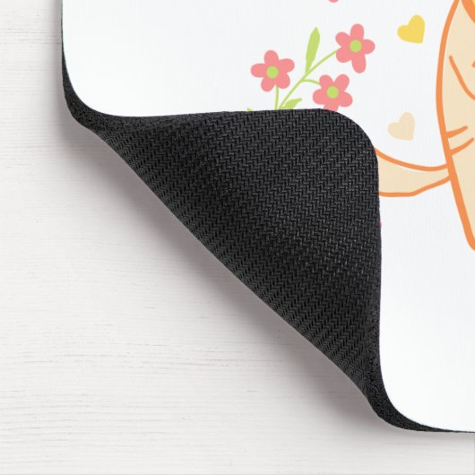 Niedliche Blume Mousepad (Ecke)