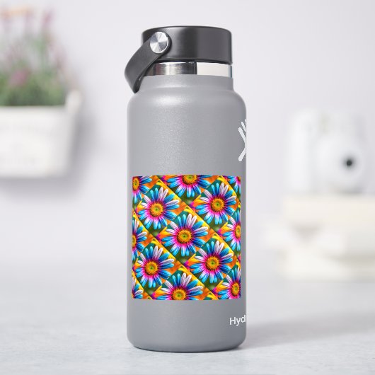 Niedliche Blume Muster Aufkleber (HydroFlask)