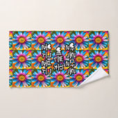 Niedliche Blume Muster Badhandtuch Set (Handtuch)