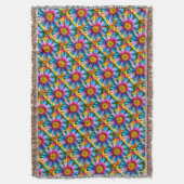 Niedliche Blume Muster Decke (Vorderseite Vertikal)