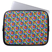 Niedliche Blume Muster Laptopschutzhülle (Vorderseite)