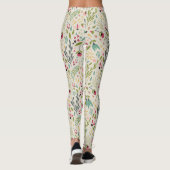 Niedliche Blume Muster Leggings (Rückseite)