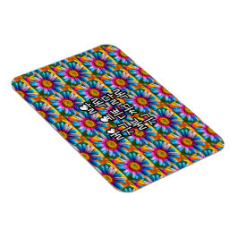 Niedliche Blume Muster Magnet