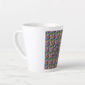 Niedliche Blume Muster Milchtasse (Linke Ecke)
