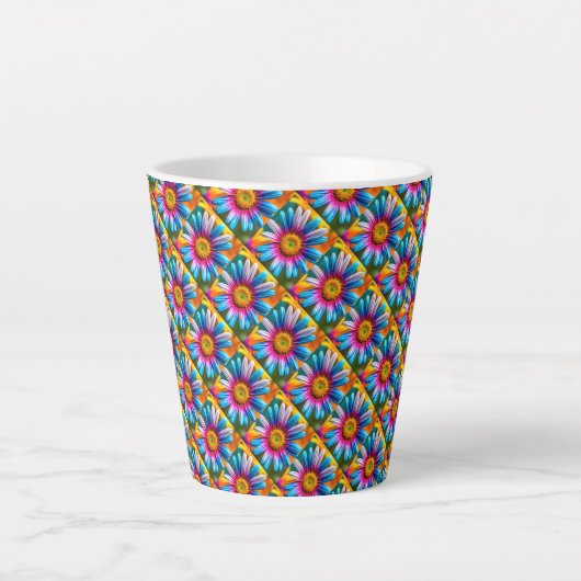 Niedliche Blume Muster Milchtasse (Vorderseite)