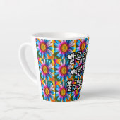Niedliche Blume Muster Milchtasse (Linke Ecke)
