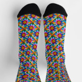 Niedliche Blume Muster Socken (Oben)