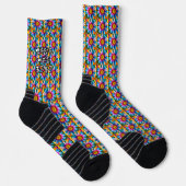 Niedliche Blume Muster Socken (Rechts)