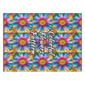 Niedliche Blume Muster Tischdecke (Vorderseite (Horizontal))
