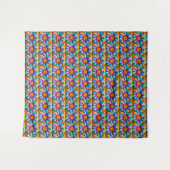 Niedliche Blume Muster Wandteppich (Vorderseite (Horizontal))