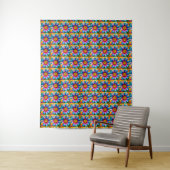 Niedliche Blume Muster Wandteppich (Beispiel)