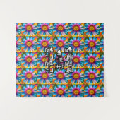 Niedliche Blume Muster Wandteppich (Vorderseite (Horizontal))