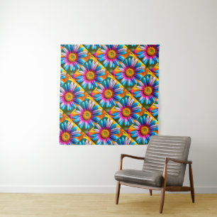 Niedliche Blume Muster Wandteppich