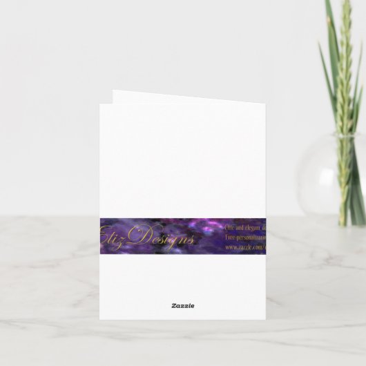 Niedliche Blume Muttertagskarte Karte (Rückseite)