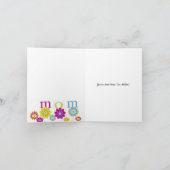 Niedliche Blume Muttertagskarte Karte (Innenseite)