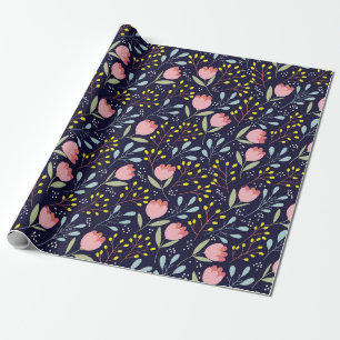 Niedliche Blume nahtlos Geschenkpapier