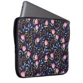 Niedliche Blume nahtlos Laptopschutzhülle (Vorne Rechts)